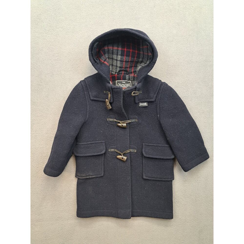 Gloverall Duffle Coat Made In England Age 4-5 Yr Navy Blue Childs Kids